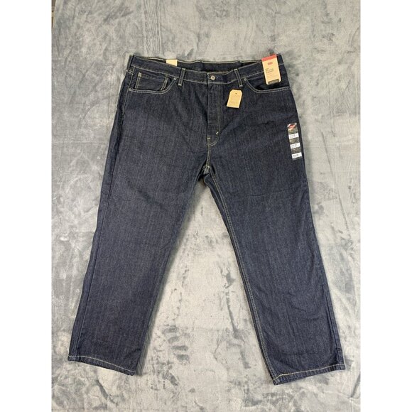 Levi's 559 Relaxed Straight Fit Jeans Dark Blue Denim Men's Size 44 x 30 NWT - Picture 1 of 11